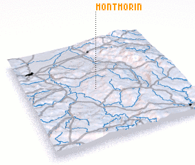 3d view of Mont-Morin