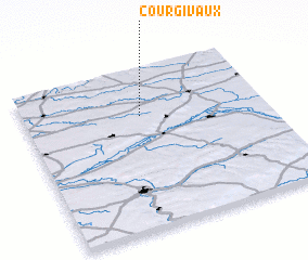 3d view of Courgivaux