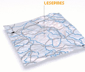 3d view of Les Épines