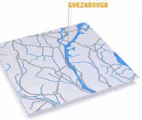 3d view of Guéza Rouga