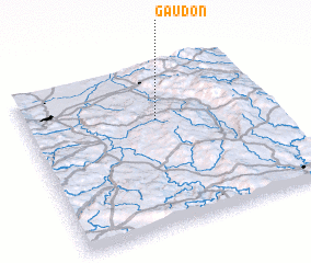 3d view of Gaudon