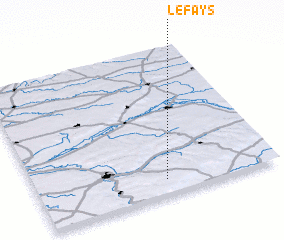 3d view of Le Fays