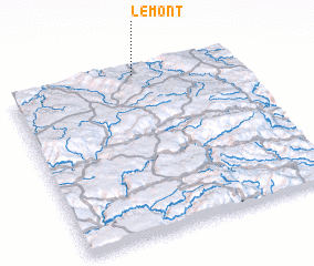 3d view of Le Mont