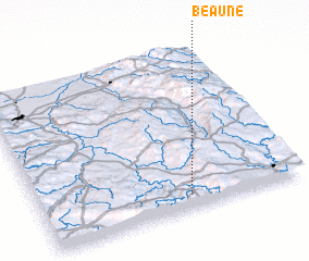 3d view of Beaune