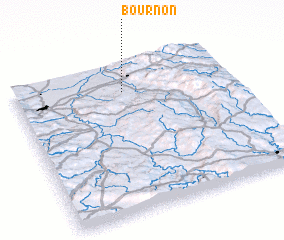 3d view of Bournon