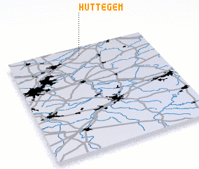 3d view of Huttegem