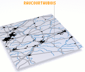 3d view of Raucourt-au-Bois