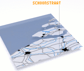 3d view of Schoonstraat