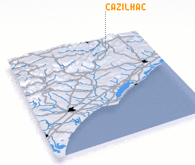 3d view of Cazilhac