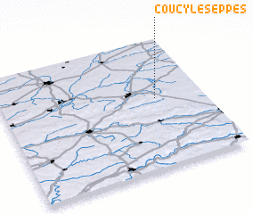 3d view of Coucy-lès-Eppes