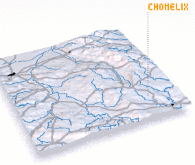 3d view of Chomelix