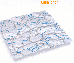 3d view of Le Brignon