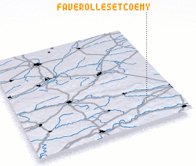 3d view of Faverolles-et-Coëmy