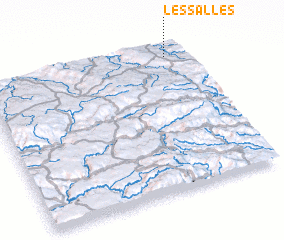 3d view of Les Salles