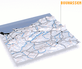 3d view of Bou Hassem