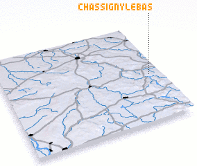 3d view of Chassigny-le Bas