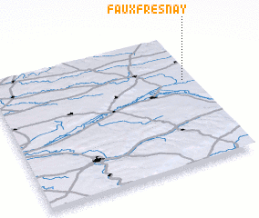 3d view of Faux-Fresnay