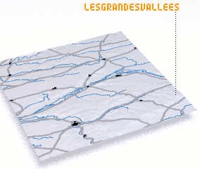 3d view of Les Grandes Vallées