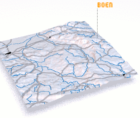 3d view of Boën