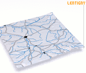 3d view of Lentigny