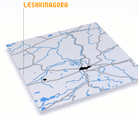 3d view of Lëshkina Gora