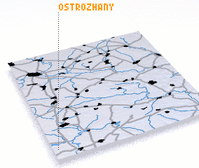 3d view of Ostrozhany