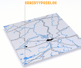 3d view of Krasnyy Posëlok