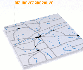 3d view of Nizhneye Zaborovʼye