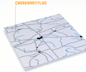 3d view of Chervonnyy Lug
