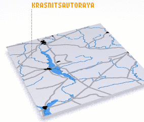 3d view of Krasnitsa Vtoraya