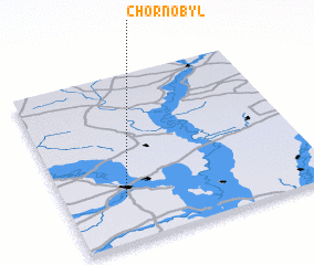 3d view of Chornobylʼ