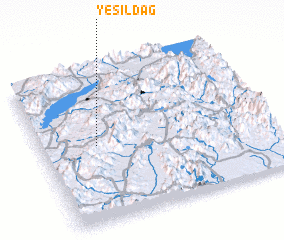 3d view of Yeşildağ