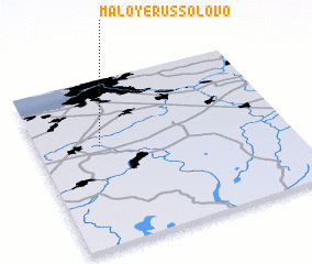 3d view of Maloye Russolovo