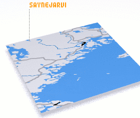 3d view of Säynejärvi