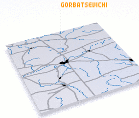 3d view of Gorbatsevichi