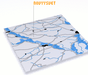 3d view of Novyy Svet