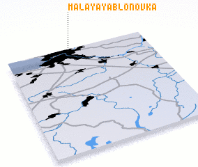 3d view of Malaya Yablonovka