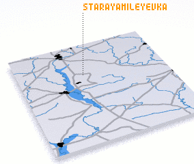 3d view of Staraya Mileyevka