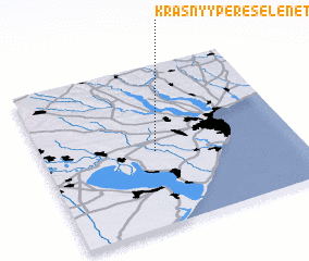 3d view of Krasnyy Pereselenets