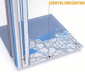 3d view of ‘Izbat al Manshīyah