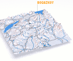 3d view of Boğazköy