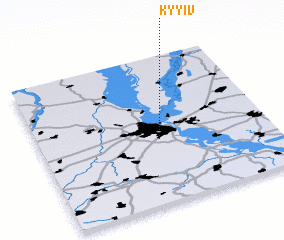 3d view of Kyyiv