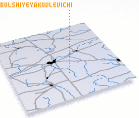 3d view of Bolʼshiye Yakovlevichi