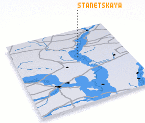 3d view of Stanetskaya