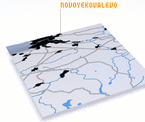 3d view of Novoye Kovalëvo