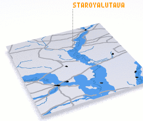 3d view of Staroya Lutava