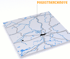 3d view of Pogost Nemchinoye