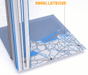 3d view of Maḩallat Bishr