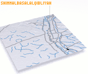 3d view of Shimm al Başal al Qiblīyah