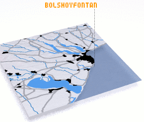 3d view of Bolʼshoy Fontan